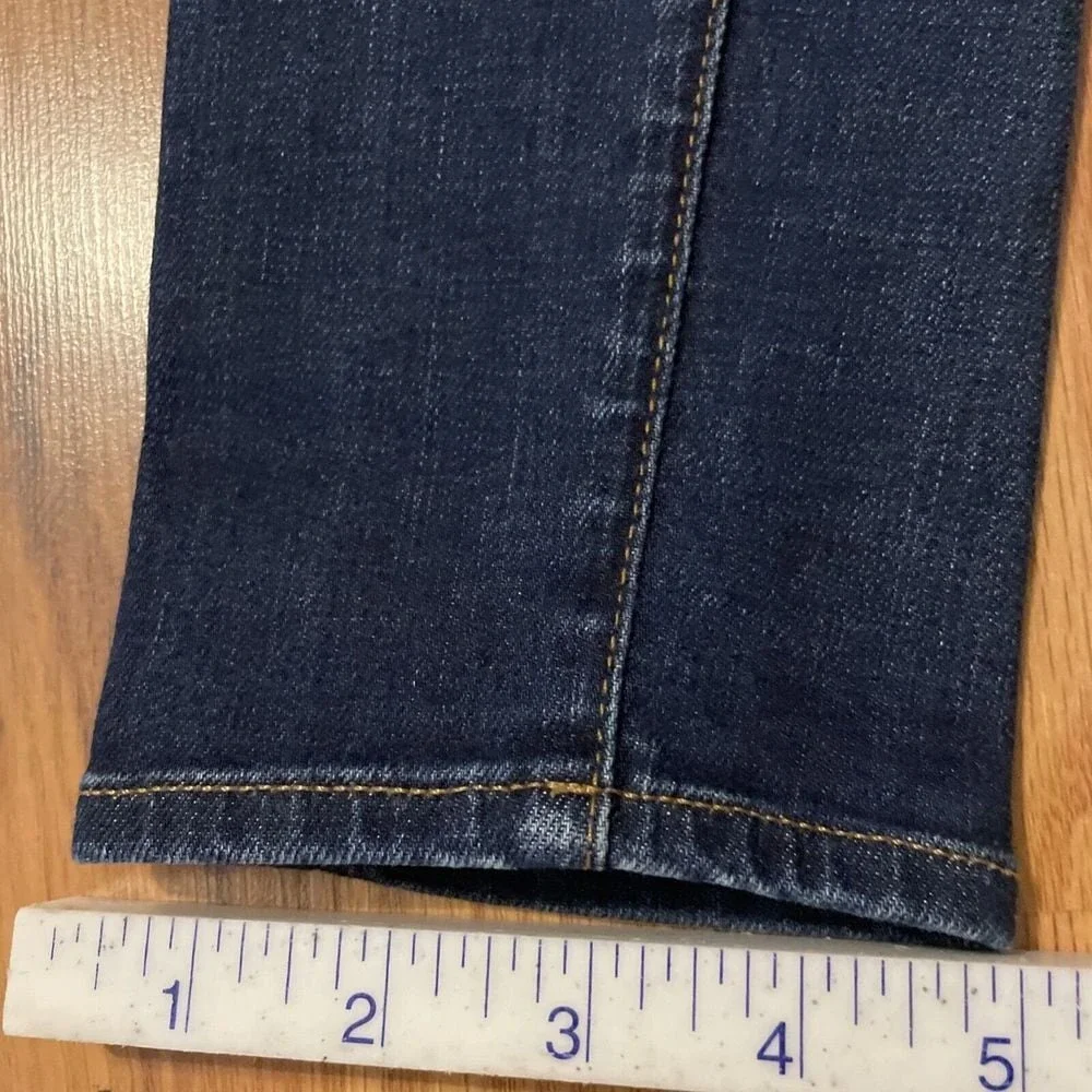 Madewell Jeans Womens Size 26 Blue Denim Distressed Skinny Skinny Medium Wash - Picture 9 of 12